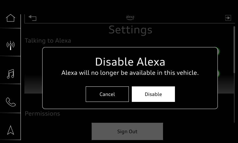 Audi Disable Alexa Lightbox